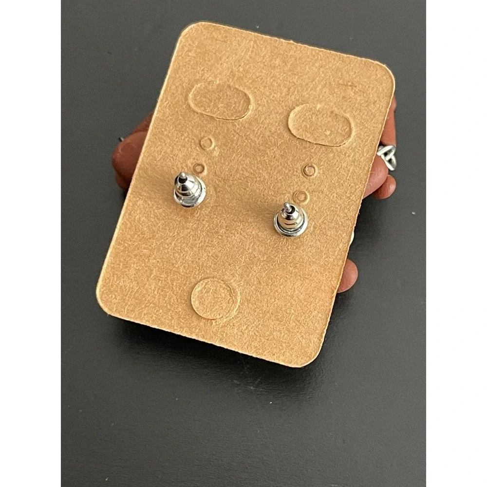 00670 Brown Monkey Earrings Plastic/Polymer Clay Festive Holiday‎ Christmas NEW